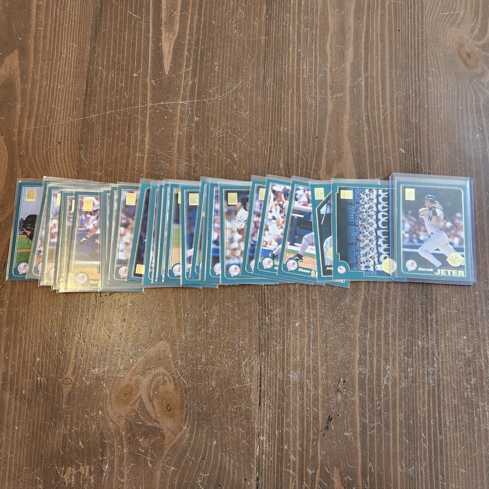 Juego de 26 cartas 2000 Topps Home Field Advantage NY Yankees con Derek Jeter de colección Foto 3 de 4
