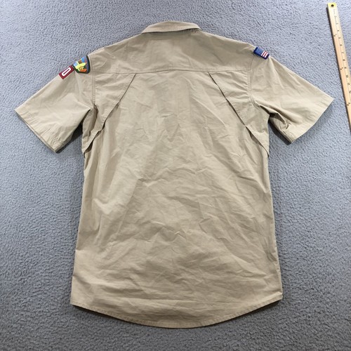 boy scouts of america shirt Men’s M Beige Orange County Council - Picture 15 of 18