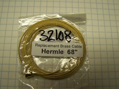 Hermle brass cable with attached ends 68'' #32108 HCAB68 for model 351
