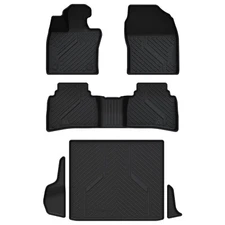 Floor Mats for Toyota Prius 2023-2025 Custom 1st & 2nd Row & Cargo Mat Full Set