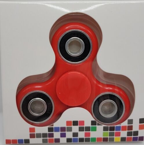 Fidget Spinners By Scione For Anxiety, Stress Relief , Red. New - Foto 1 di 8