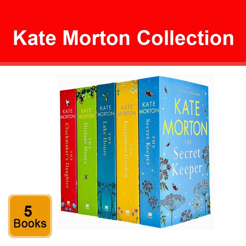 Kate Morton 5 Books Collection Set Distant Hours, Secret Keeper, Lake House NEW