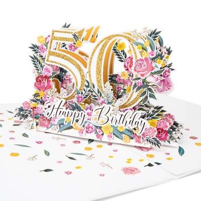 LIMAH  Geburtstagskarte zum 50.