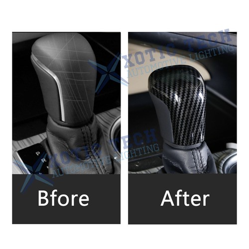 Carbon Fiber Pattern AC Vent Console Dash Gear Panel Cover For Camry 2018-2024 - Picture 10 of 17