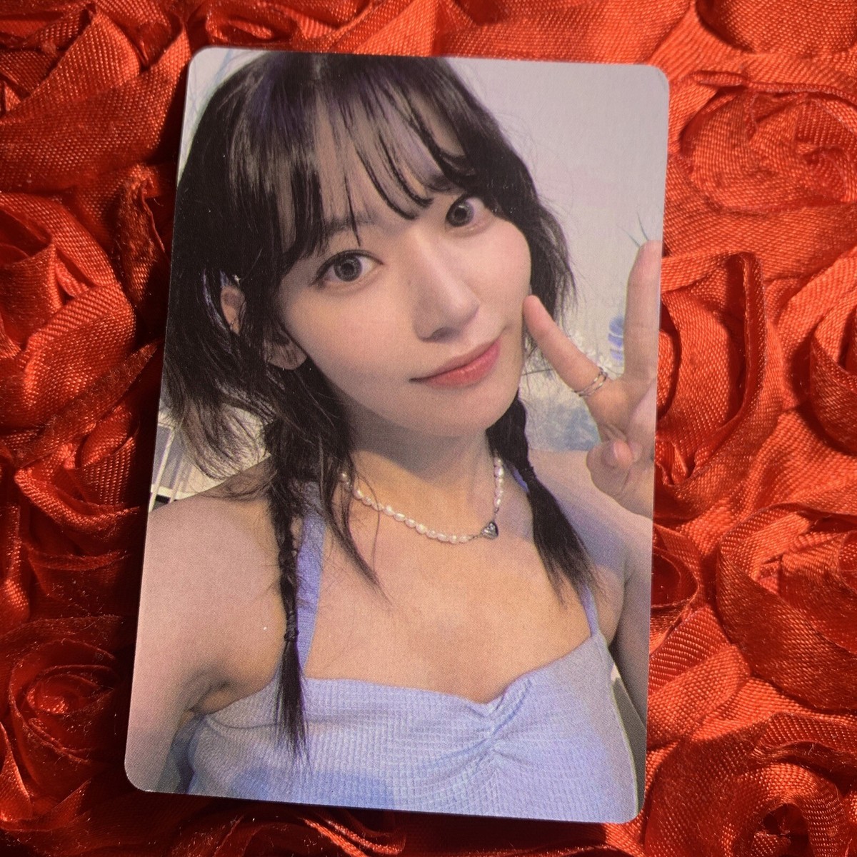 SAKURA LE SSERAFIM T Blue Edition Celeb K-pop Girl Photo