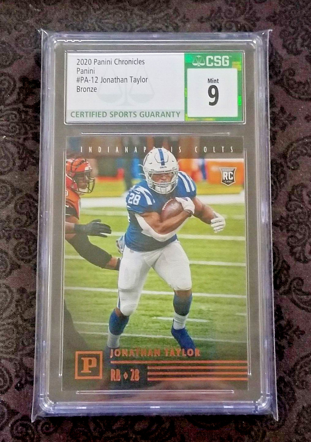 Jonathan Taylor Panini Chronicles Panini #PA12 Bronze