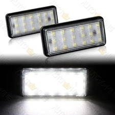 FIT LEXUS GX470 LX470 LX570 6000K 18-SMD WHITE LED LICENSE PLATE LIGHTS LAMPS