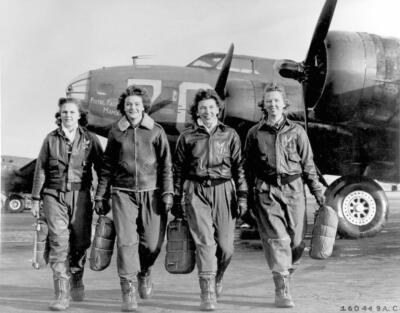WORLD WAR Female PILOTS US Airforce Historic Women Picture Poster Photo  Print