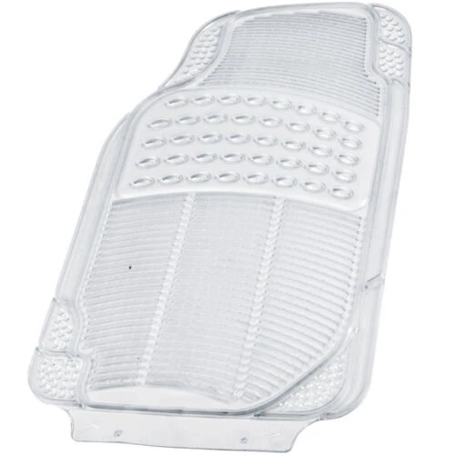 Alfombrillas de goma transparentes para coche de 4 piezas - resistentes para todo tipo de clima delanteras/traseras Foto 3 de 4