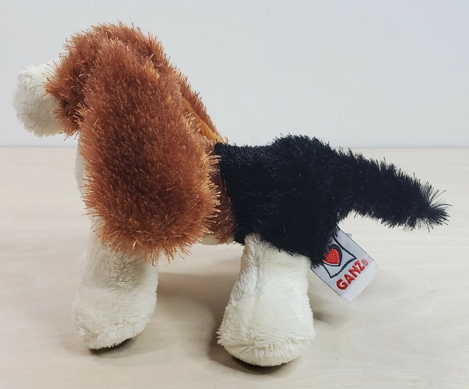 Web Lil Kinz Ganz Basset Hound Stuffed Animal Puppy Dog 6” Toy - Image 3 of 4