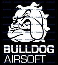 BULLDOG Airsoft Airguns II - Outdoor Sports - Vinyl Die-Cut Peel N' Stick Decals