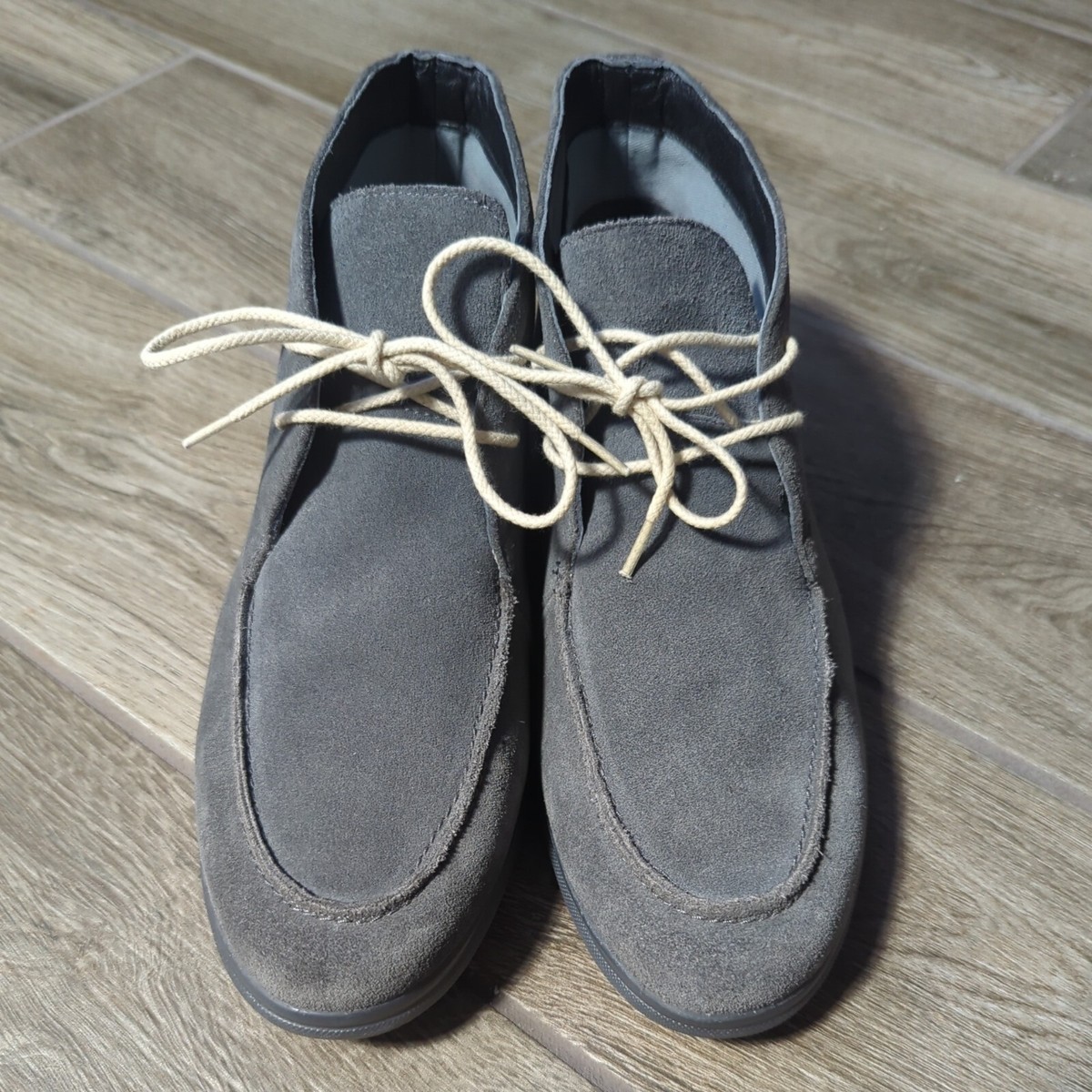 Modern Fiction Gray Suede Chukka Ankle Lace Boot Shoes Men\'s US 8 Modern Fiction Gray Suede Chukka Ankle Lace Boot Shoes Men main image 3