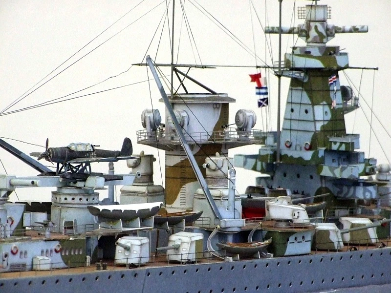 NEW 1:200 Scale German Cruiser Admiral Graf Spee DIY Handcraft Paper Model Kit - Image 4 of 4
