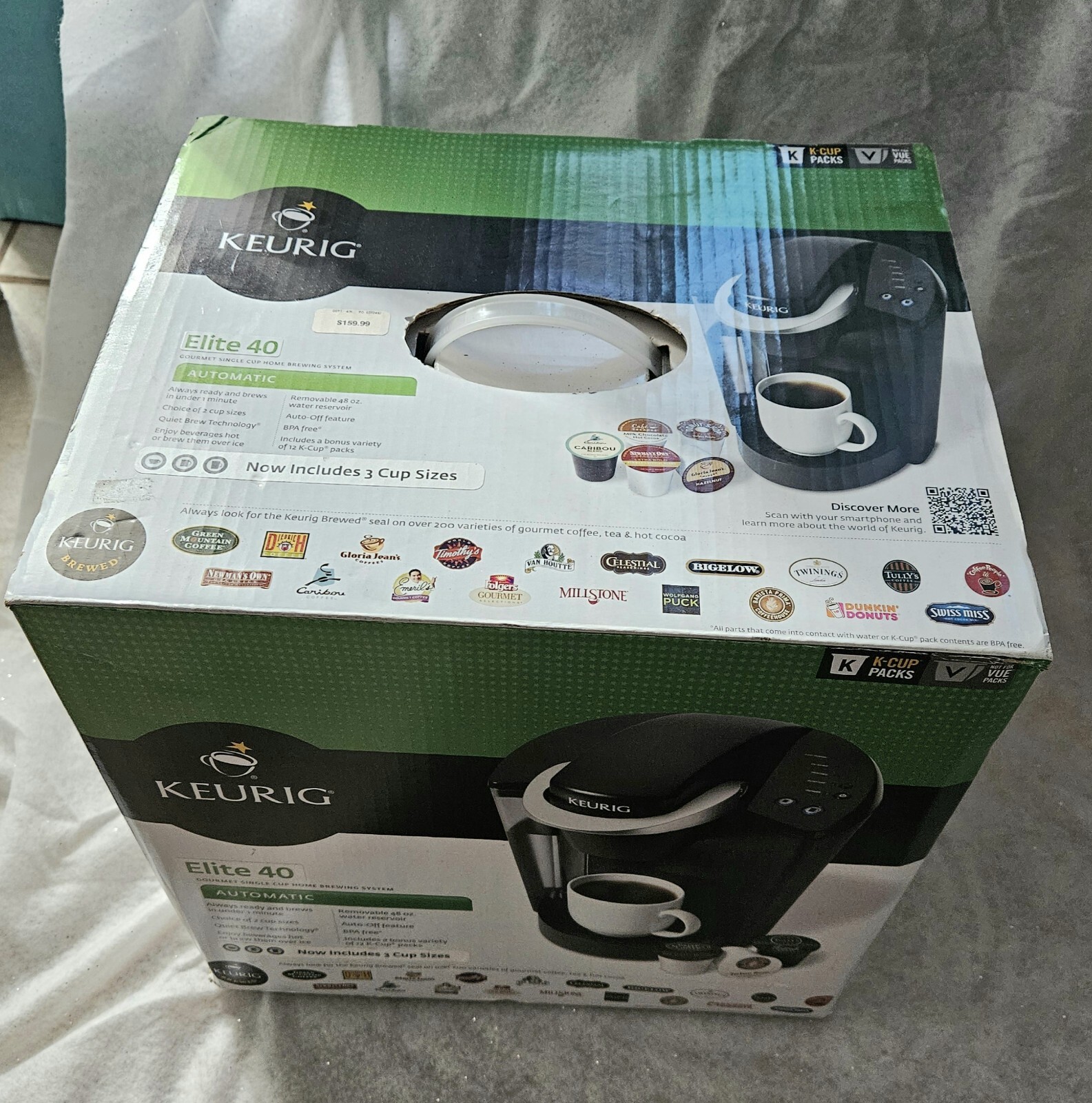 Keurig K40 Elite Brewing System Coffee Maker - NEW IN OPEN BOX