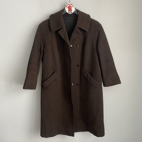 Vintage 1960s Higbee Coat Co Women's Sycamore Cashmere Wool Blend Trench Coat - Picture 4 of 16