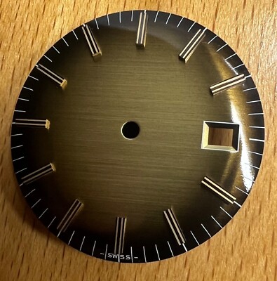 Unbranded Blank Watch Dial Disc Part 30mm -Swiss Made- Date Window 