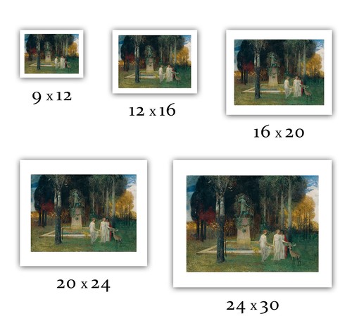 Eduard Veith : "Nymphs at the Well" (c.1905) — Giclee Fine Art Print - Picture 2 of 7