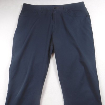 Public Rec Work to Play Pants Mens 32/32 Navy Blue Polyester Trousers