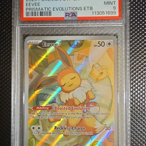 Pokémon TCG Eevee 173 Sv: Scarlet & Violet Promo Holo PSA 9