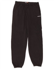 SUPERDRY Womens Tracksuit Trousers Joggers UK 10 Small Black Cotton BN22