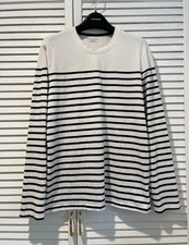 Les Essentiels de Monoprix Womens Striped Long Sleeve T-shirt sz.M