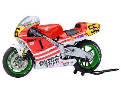 HONDA NSR500 WGP500 MOTORCYCLE #56 W/HELMET ''BARIBARI LEGEND'' 1/12 AUTOART 12566