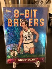 2025-26 Topps Basketball LARRY BIRD 8-Bit Ballers Glitter Foil HOF Celtics