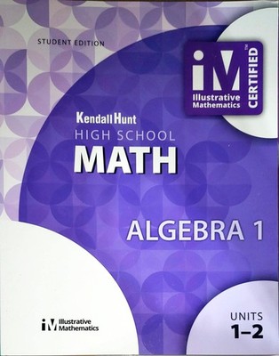 VE MILLUSTRATIVE MATH.:ALGEBRA 1-UNITS