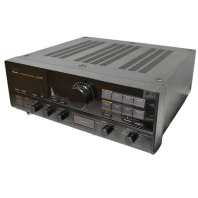 SANSUI AU-a707 schwarz integrierter Stereo-Verstärker getestet funktioniert...