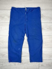 Le Laboureur Vintage 70s French Work Blue Pants Mens 36 Size