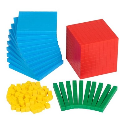 edxeducation Vier Farben Kunststoff Basis Zehn Set - 121 Stück - Hands-on Mathe... 
