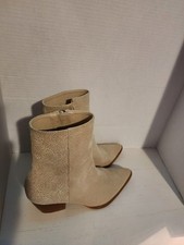 Matisse Caty Western Pointed Toe Cream Ankle ...