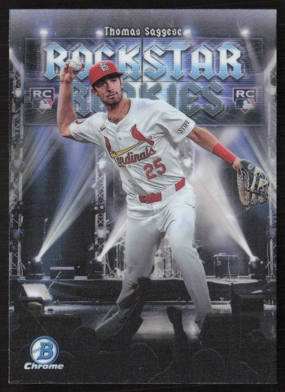 2025 Bowman Rockstar Rookies Thomas Saggese Rookie #RR-17 GS1