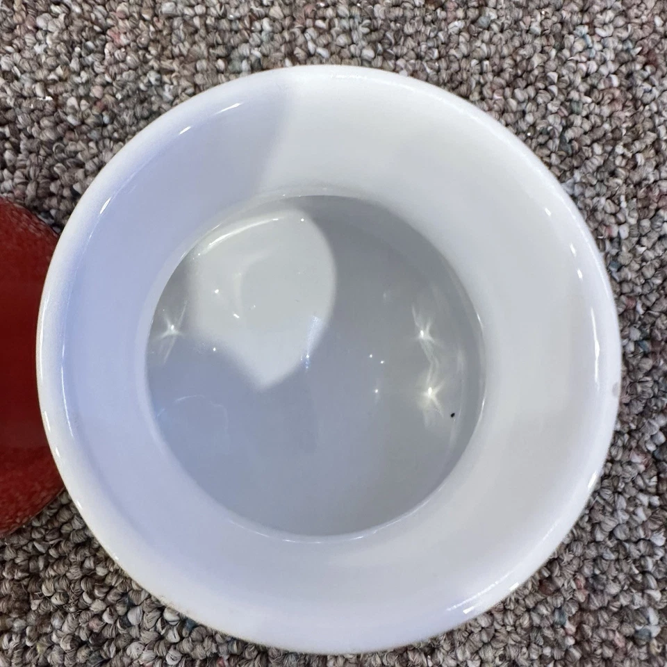 Red & White Edible Arrangements vases - Image 3 of 4