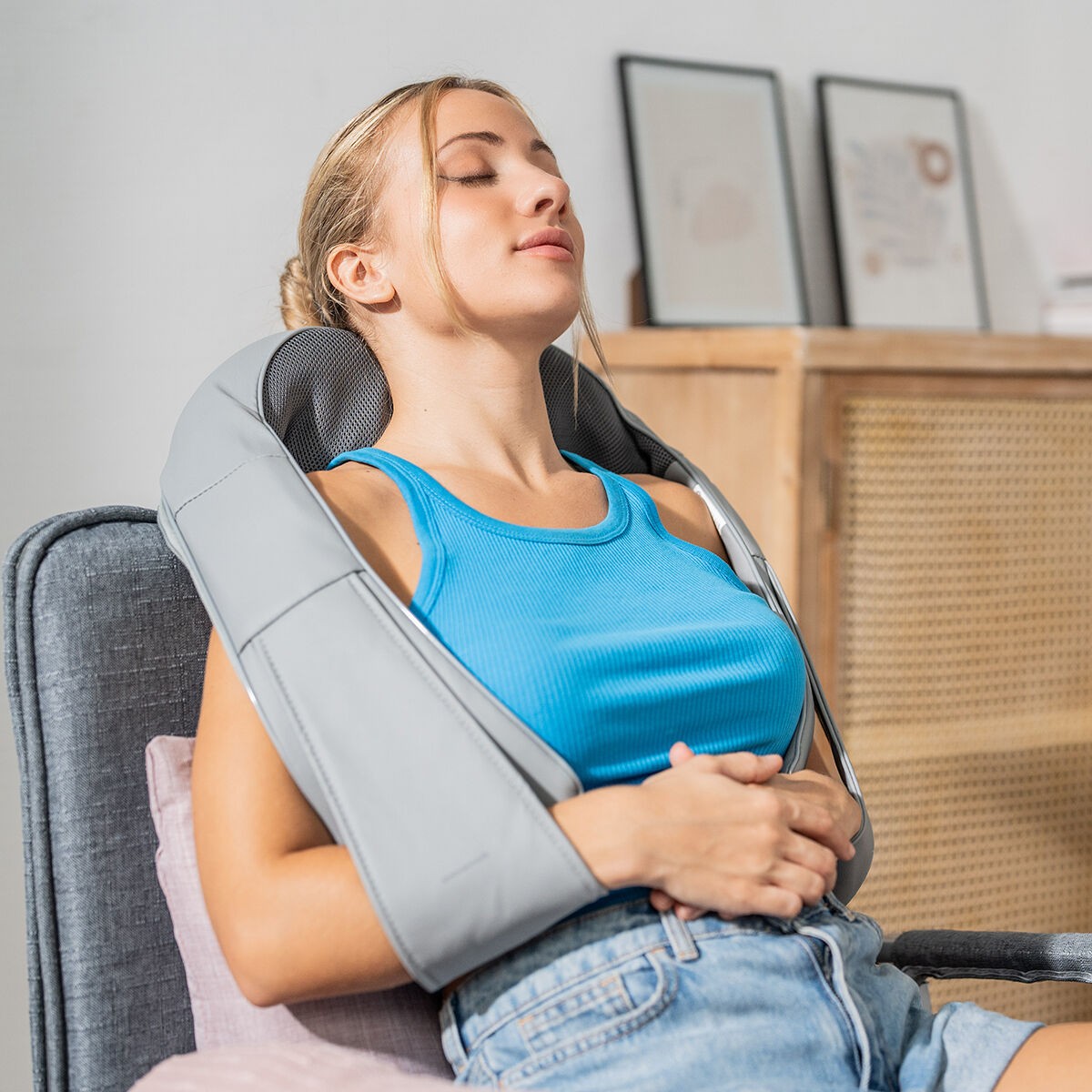  Massaggiatore Shiatsu Ricaricabile Pro Massatsu InnovaGoods