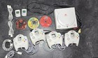 Sega Dreamcast Console Bundle with Controllers, Memory Cards, Games, and Cords
