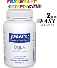 Pure Encapsulations DHEA 10 Mg - Adrenal Supplement for Immune Support, 60 Caps