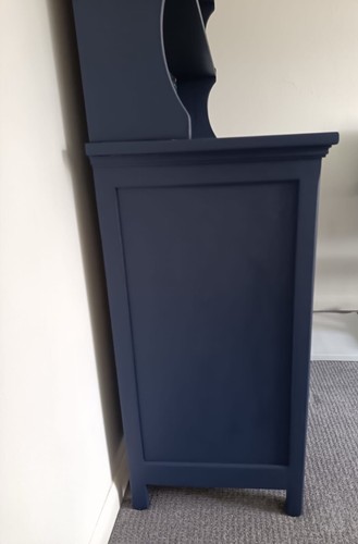 Navy Vintage Unique Dresser Sideboard Solid Wood High Quality Cabinet - Picture 9 of 13