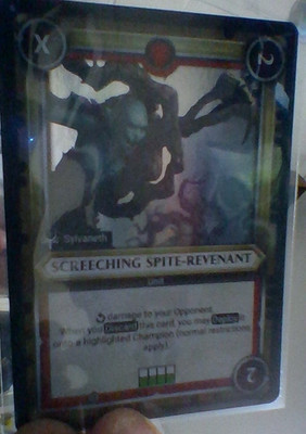 Warhammer Age Of Sigmar Champions Savagery TCG : Screeching Spite Revenant FOIL