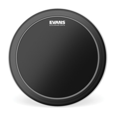 Evans EMAD BlackOnyx 22'',BD22EMADONX Bass Drum Batter