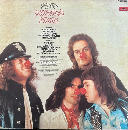 SLADE - NOBODY'S FOOLS +IOS ( RARE FRENCH RELEASE).Vinyl, LP, - Picture 2 of 5