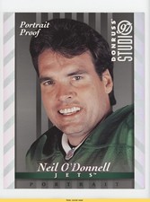 1997 Donruss Studio 8x10 Silver Portrait Proof Neil O'Donnell #12 READ h3a
