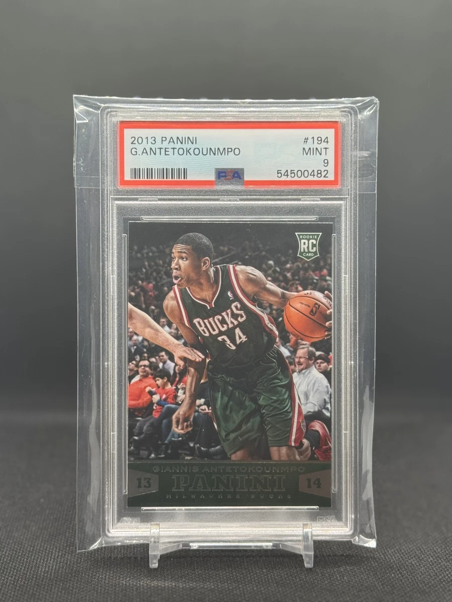 Giannis Antetokounmpo Basketball Grade 9 Rookie Sports Trading