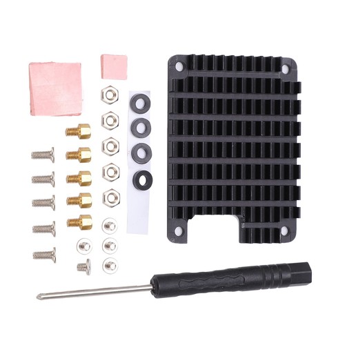 Aluminum Alloy Heat Sink With Installation Kit For CM4 - Ensure - Afbeelding 13 van 22