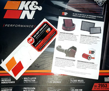 K&N Sport Luftfilter 33-2953 für Toyota Auris, Avensis, Corolla, Verso