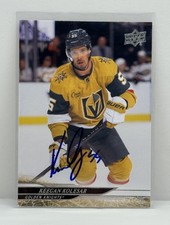 Keegan Kolesar Signed Autograph 2024-25 Upper Deck Card #436 Golden Knights