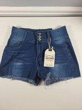 California Vintage Girls Jean Cut-Off Shorts Size 9 NEW Casual Denim