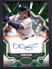 2025 Topps Tier 1 Dillon Dingler Break Out Autographs Green #13/49 Jersey Match