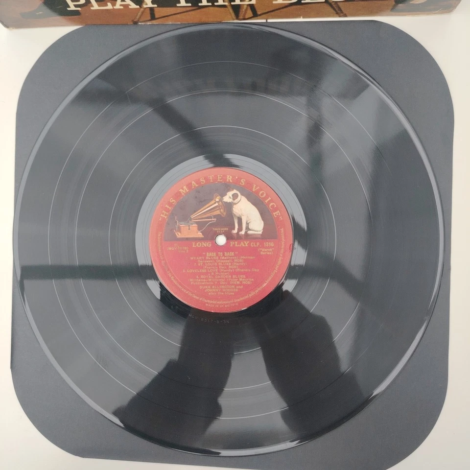 DUKE ELLINGTON / JOHNNY HODGES - BACK TO BACK - UK MONO HMV LP - CLP1316 - Image 4 of 4