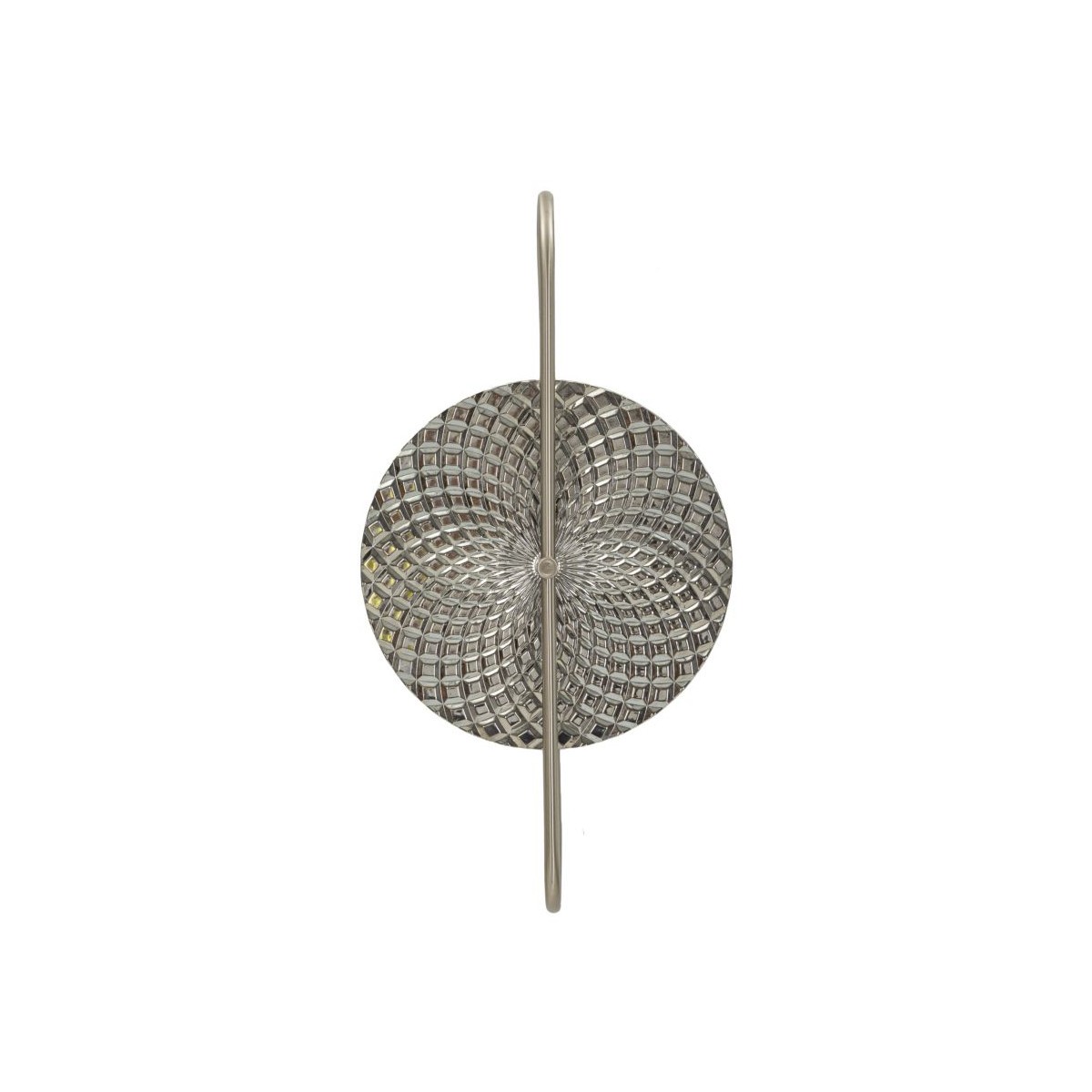 Applique murale en métal Silvery 54cm argent pour ambiance chambre cocooning